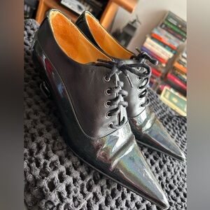 John Fluevog Jenni Pointy Kitten heel shoes W8